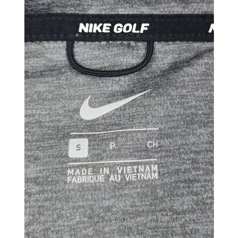 Nike Golf Men's S small Ther Repel 1/2 Zip Pullover Fleece Jacket Charcoal Gray