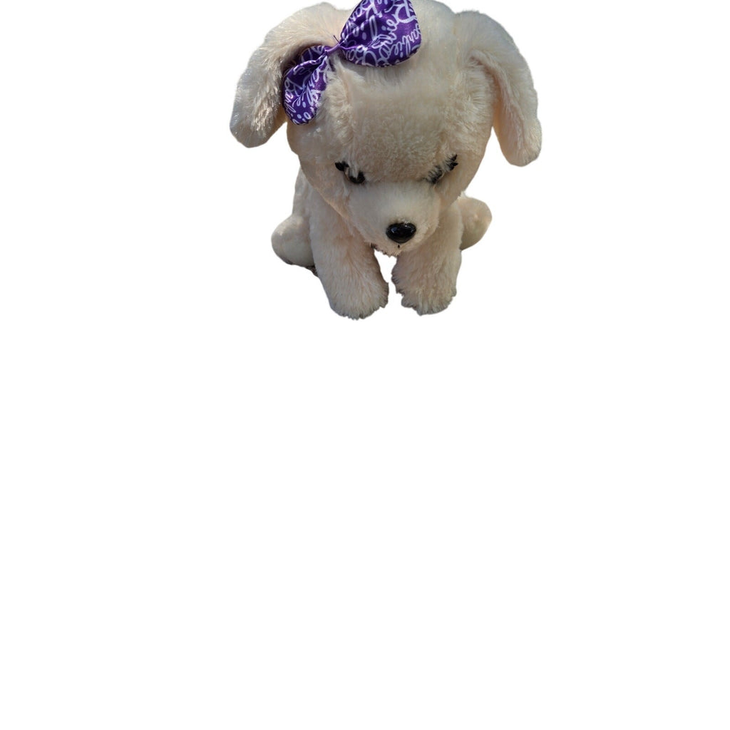 Barbie Just Play Kiss & Care Pet White Interactive Puppy Dog Plush Heart collar