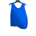 Chico's Cobalt Blue Sleeveless Tank Top Shell, Size Medium, Very Good Condition