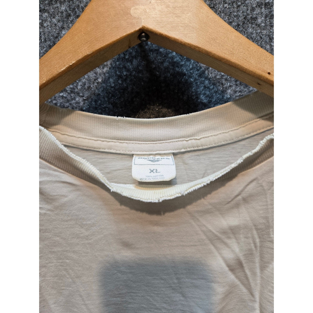VTG 90s Dockers Men's XL Blank T-Shirt Tan Beige Earth Tone Cotton