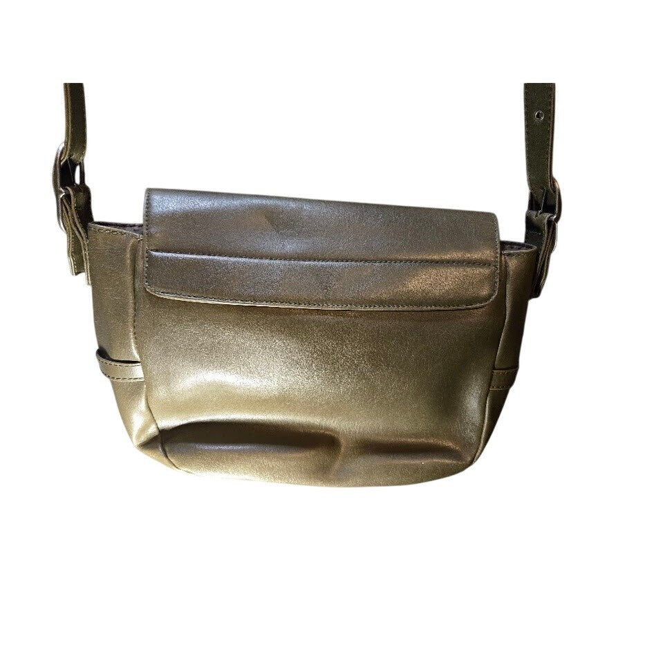 Matt & Nat Olive Green Tone Classic Front Flap Closure