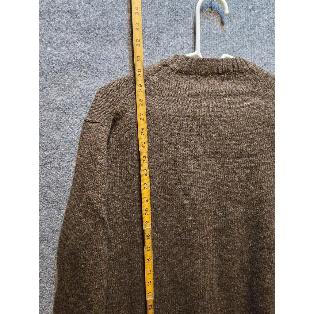 Braemar & Archie Brown Shetland Wool Argyle Sweater Brown Men's XL Very Good
