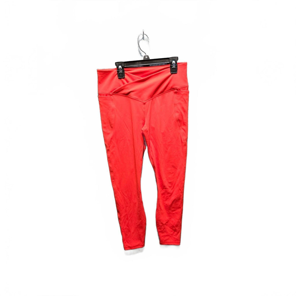 Fabletics PureLuxe High-Waisted Athletic Workout Leggings Red size med