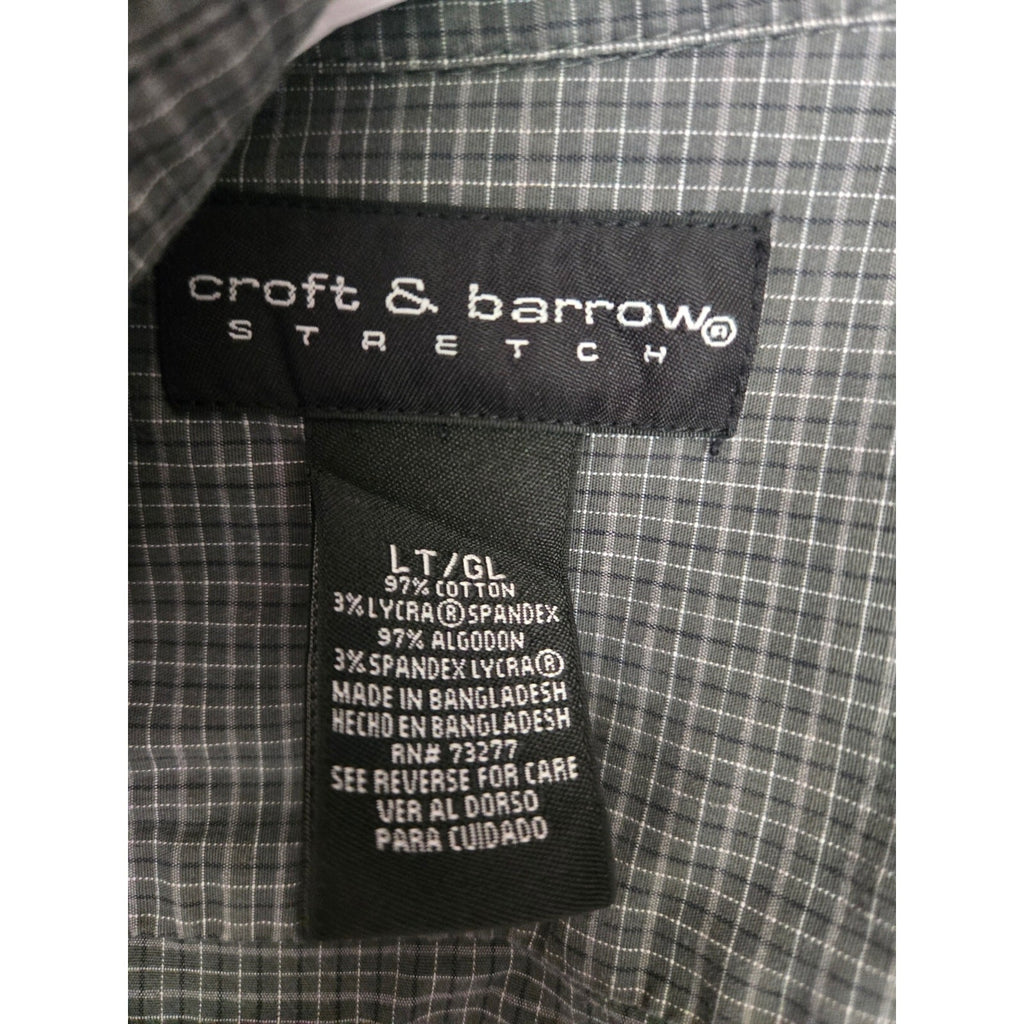Croft & Barrow Men's Long Sleeve Plaid Button-Down Shirt Size LT/GL Multi-Color