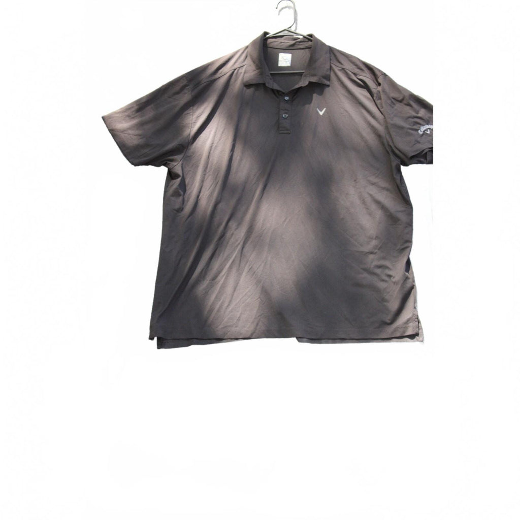Callaway Men's Opti-Dri Performance Golf Polo Shirt Black 2XL