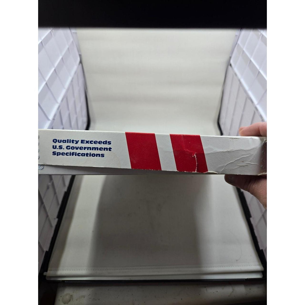 Vintage Valley Forge American Flag with Original Box and Certificate of Authenticity - Flown on U.S.