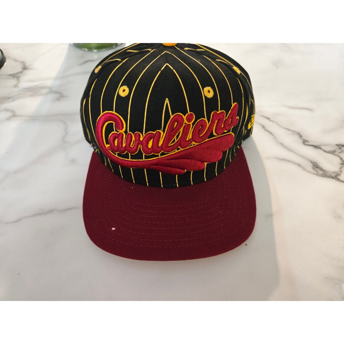 NBA Cleveland Cavaliers Snapback Hat New Era 9FIFTY Pinstripe Hardwood Classics