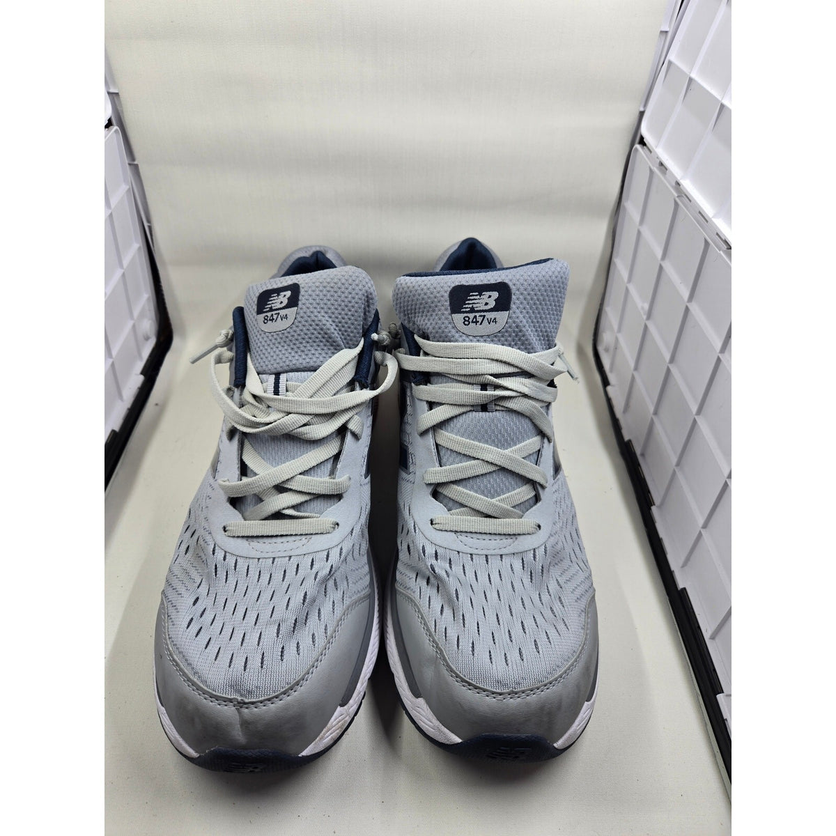 New Balance 847v4 Men's Sport Shoes Gray Silver Mink Walking Sneakers Size 13