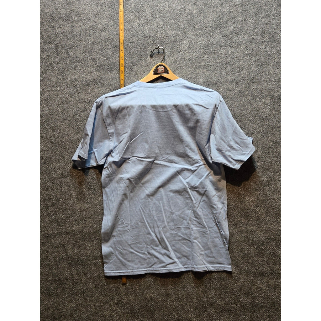 Vintage 1930 Birthday Graphic T-Shirt Gildan Light Blue Mens Medium Novelty MEd