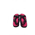 Nike Ultra Comfort Black Hot Pink Strappy Athletic Sandals Women's Size 6Y