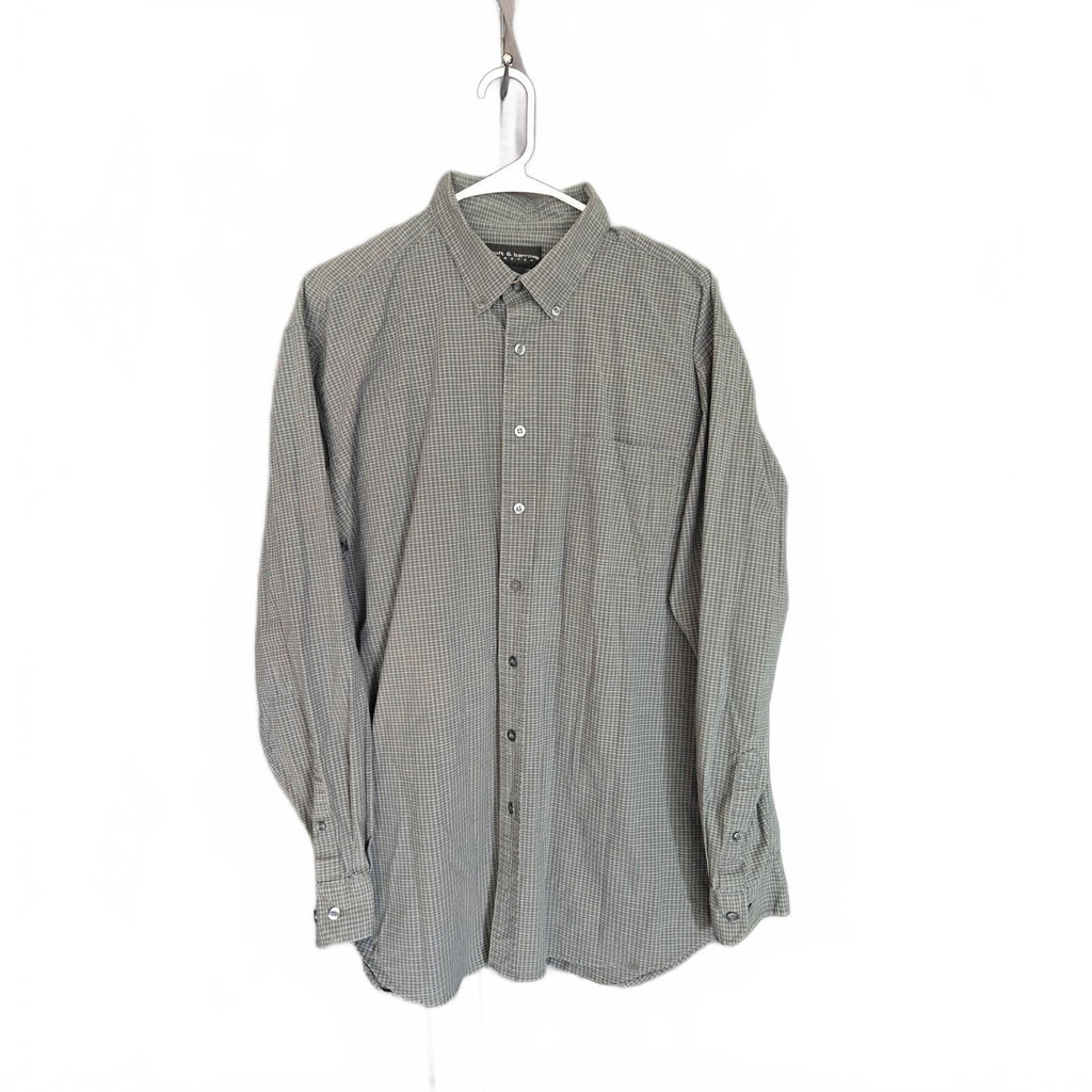 Croft & Barrow Men's Long Sleeve Plaid Button-Down Shirt Size LT/GL Multi-Color