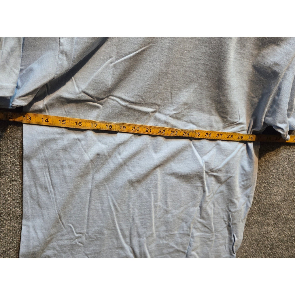 Vintage 1930 Birthday Graphic T-Shirt Gildan Light Blue Mens Medium Novelty MEd
