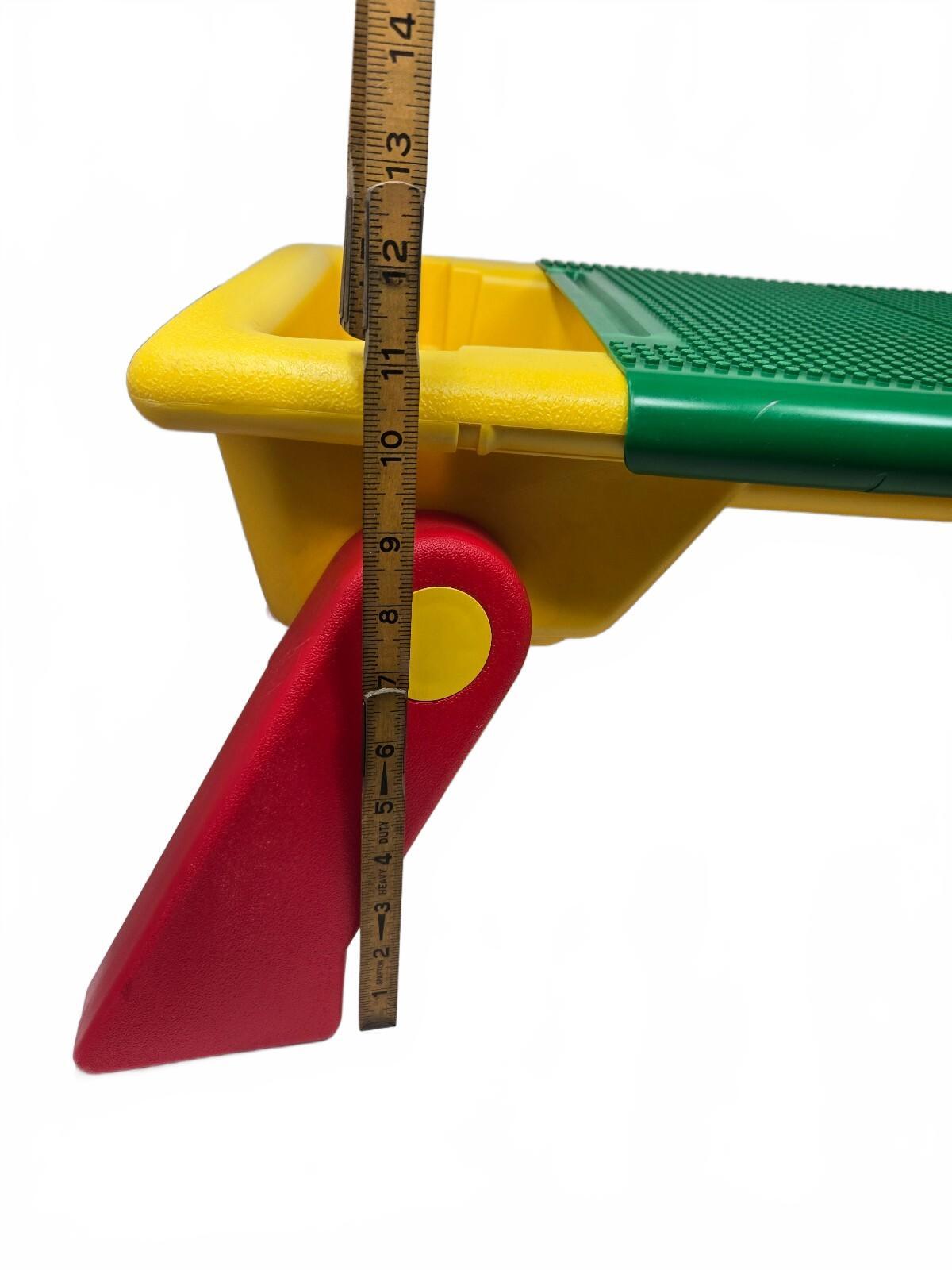 VINTAGE Official LEGO Lap Table with Storage and Folding Legs