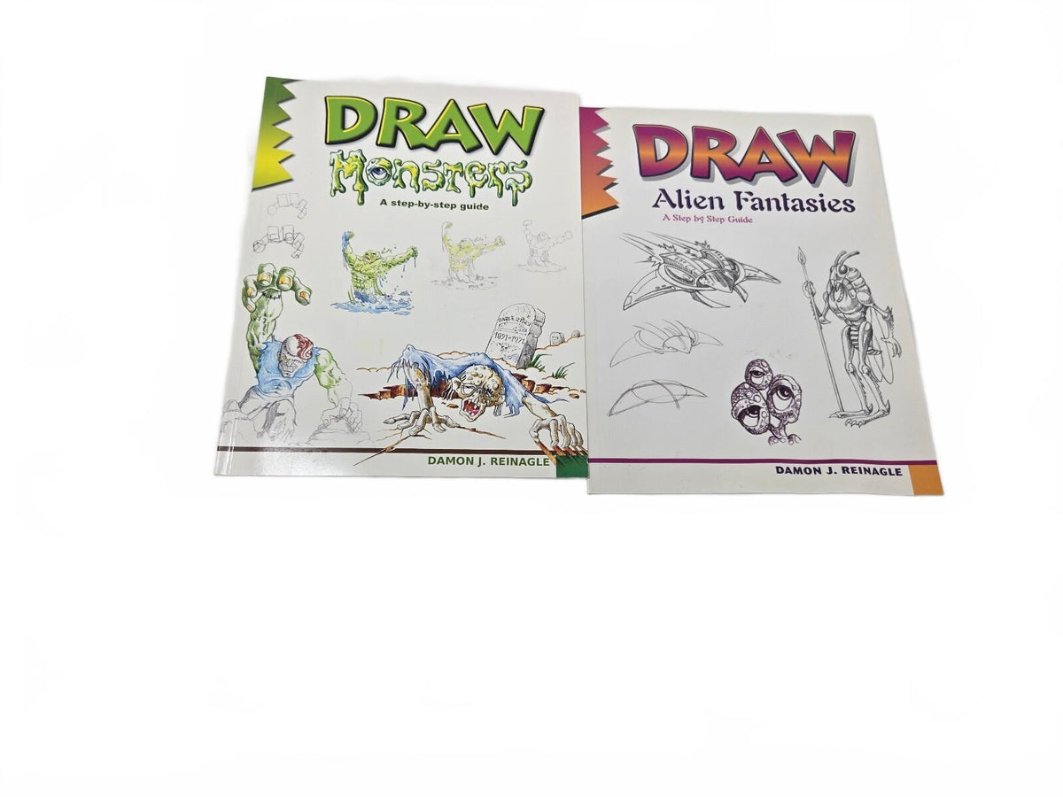 Draw Alien Fantasies Art Book And Draw Monster Book