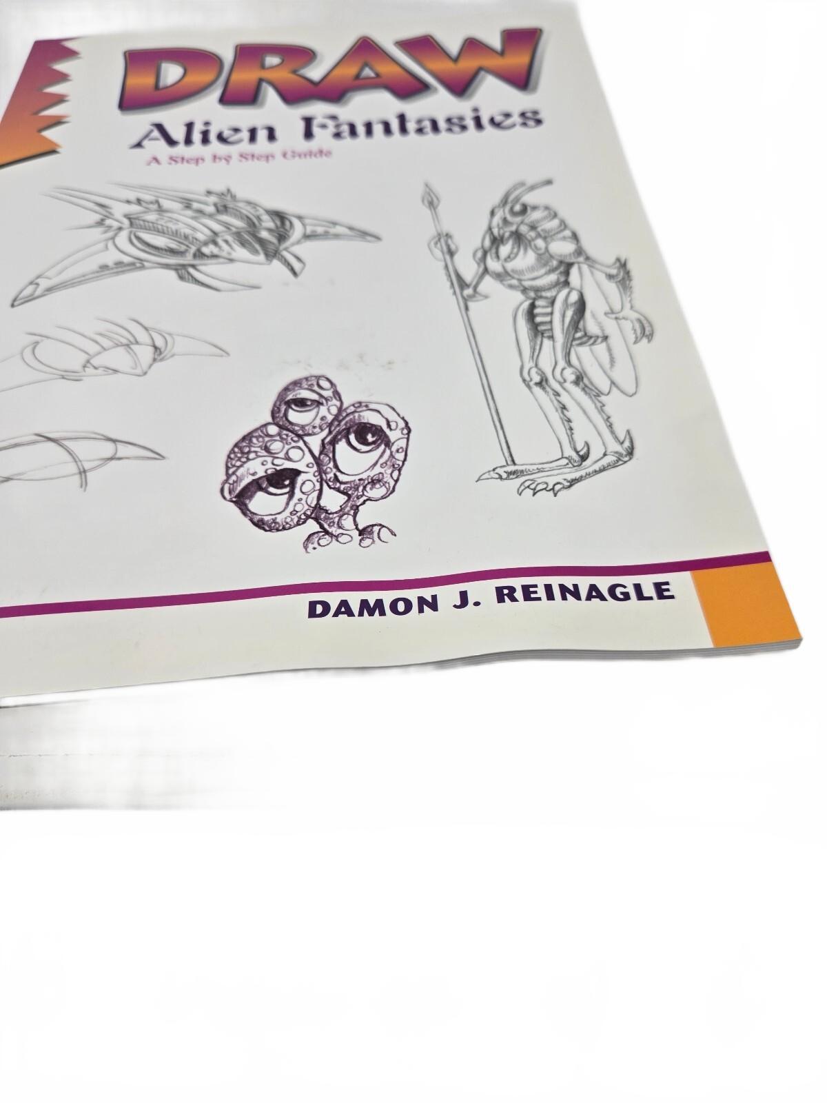 Draw Alien Fantasies Art Book And Draw Monster Book