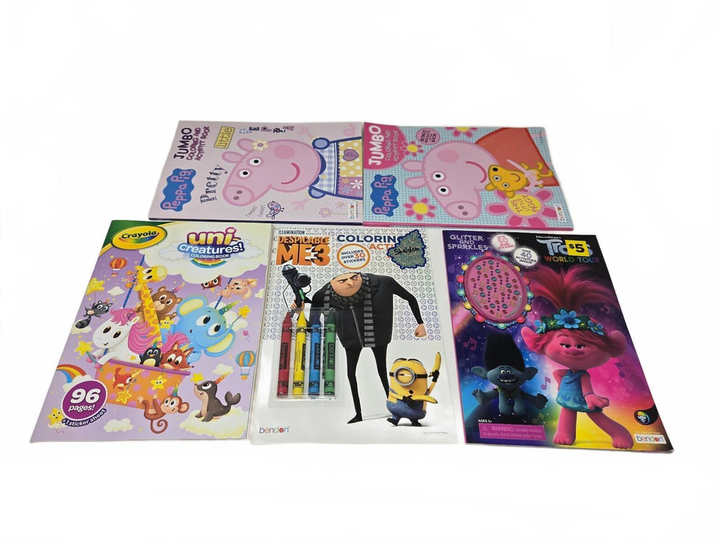 Lot Of 5 New coloring books
