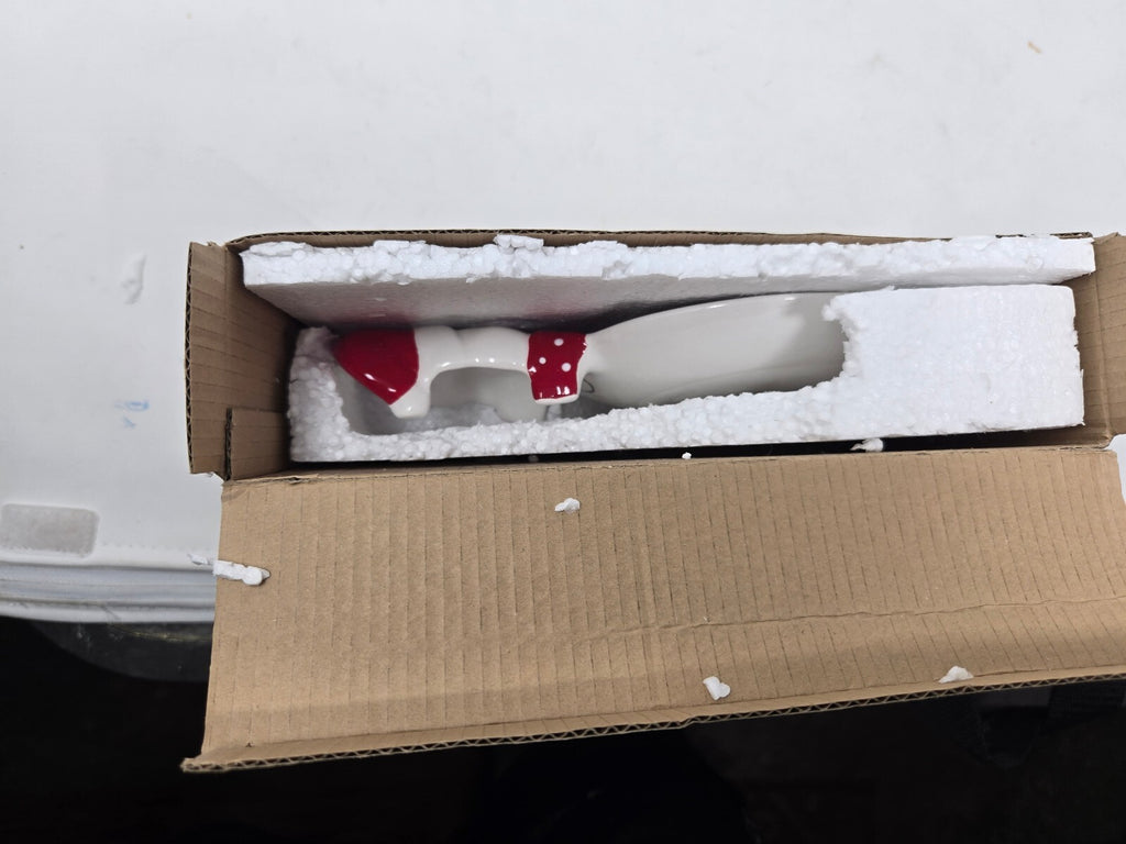 Snowman Glass Serving Plate