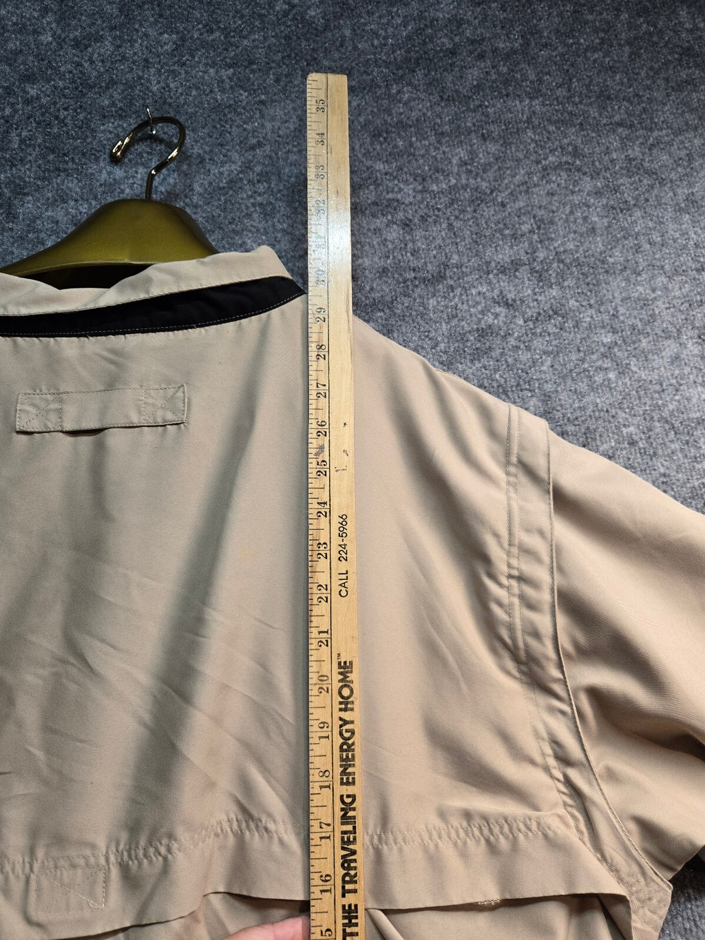 Consensus Golf Beige Pullover Windbreaker XXL