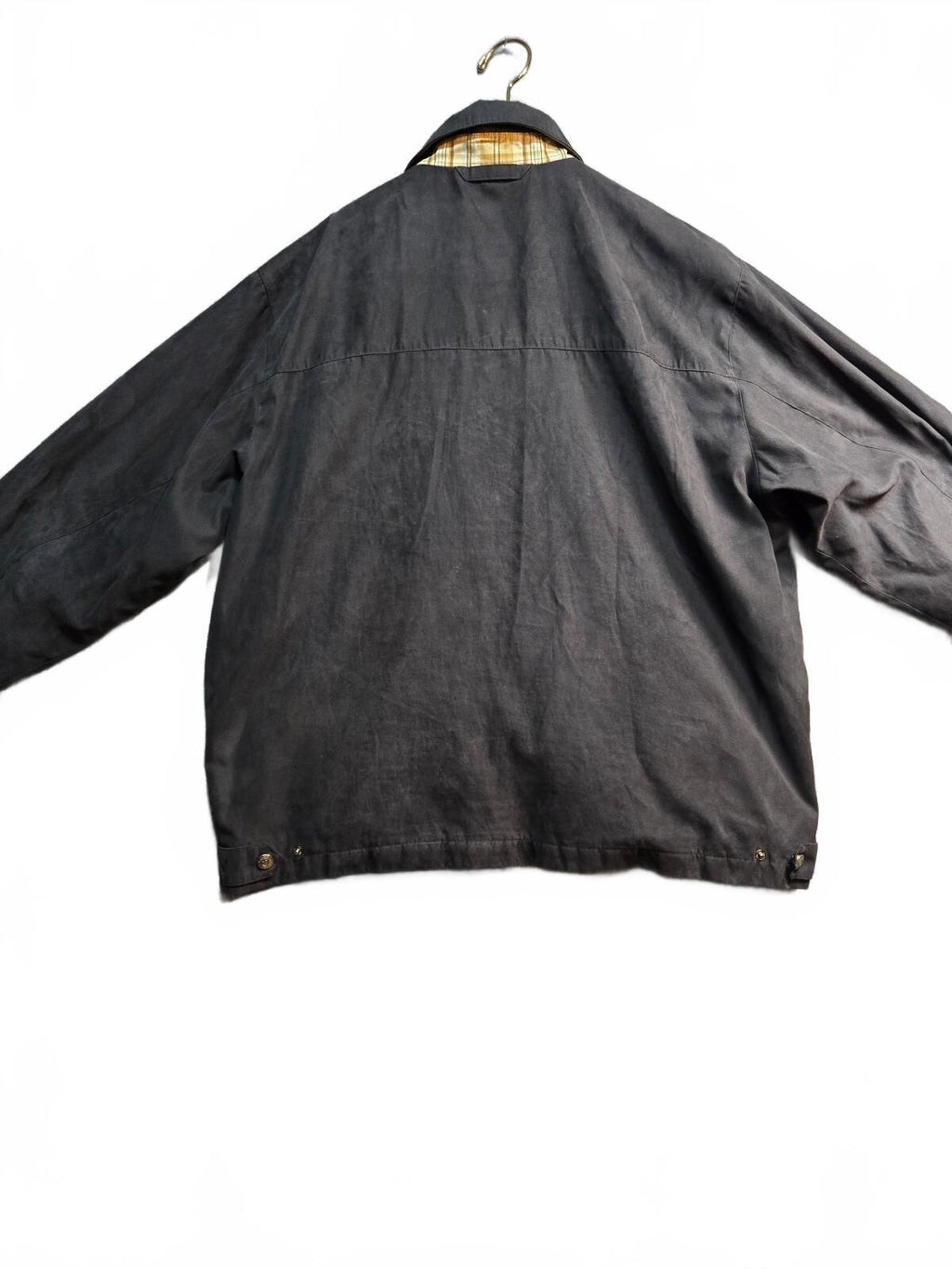 Black Men's WeatherProof  with Classic Plaid Lining, Full Zip, XXL
