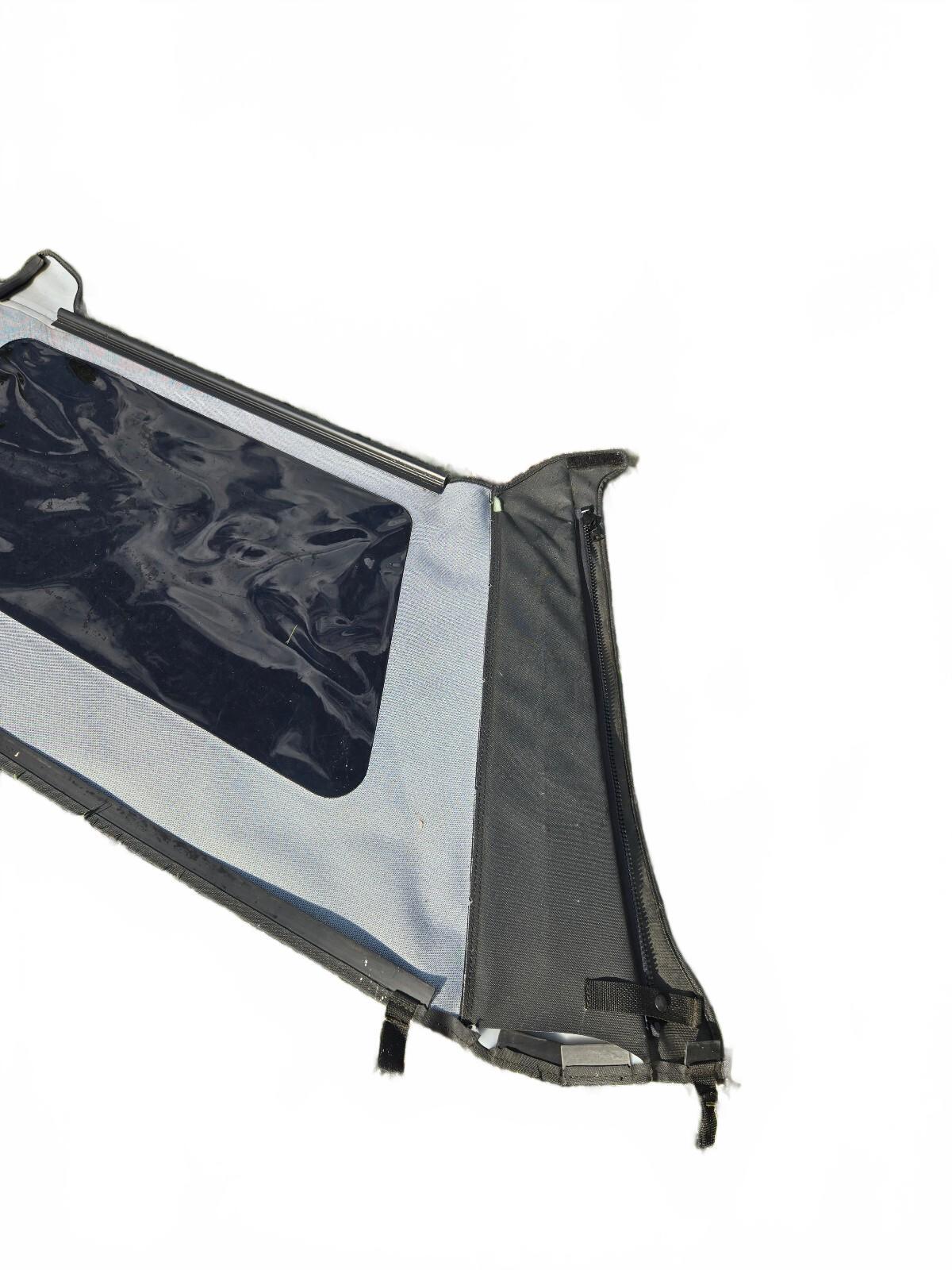 Bestop Jeep Wrangler JK 2-Door Driver Left Rear Soft Top Window Black  07-18