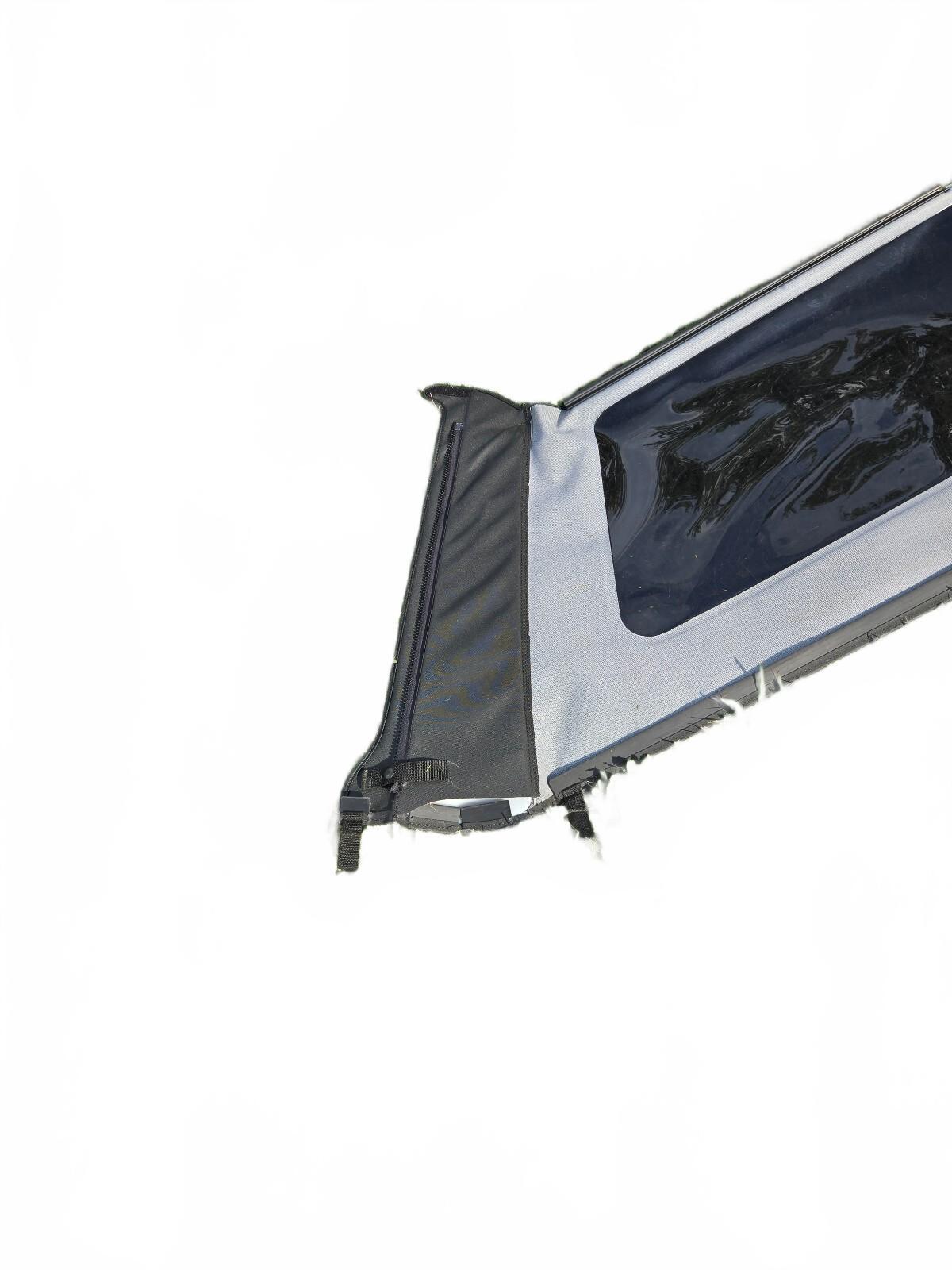 Bestop Jeep Wrangler JK 2-Door Driver Left Rear Soft Top Window Black  07-18