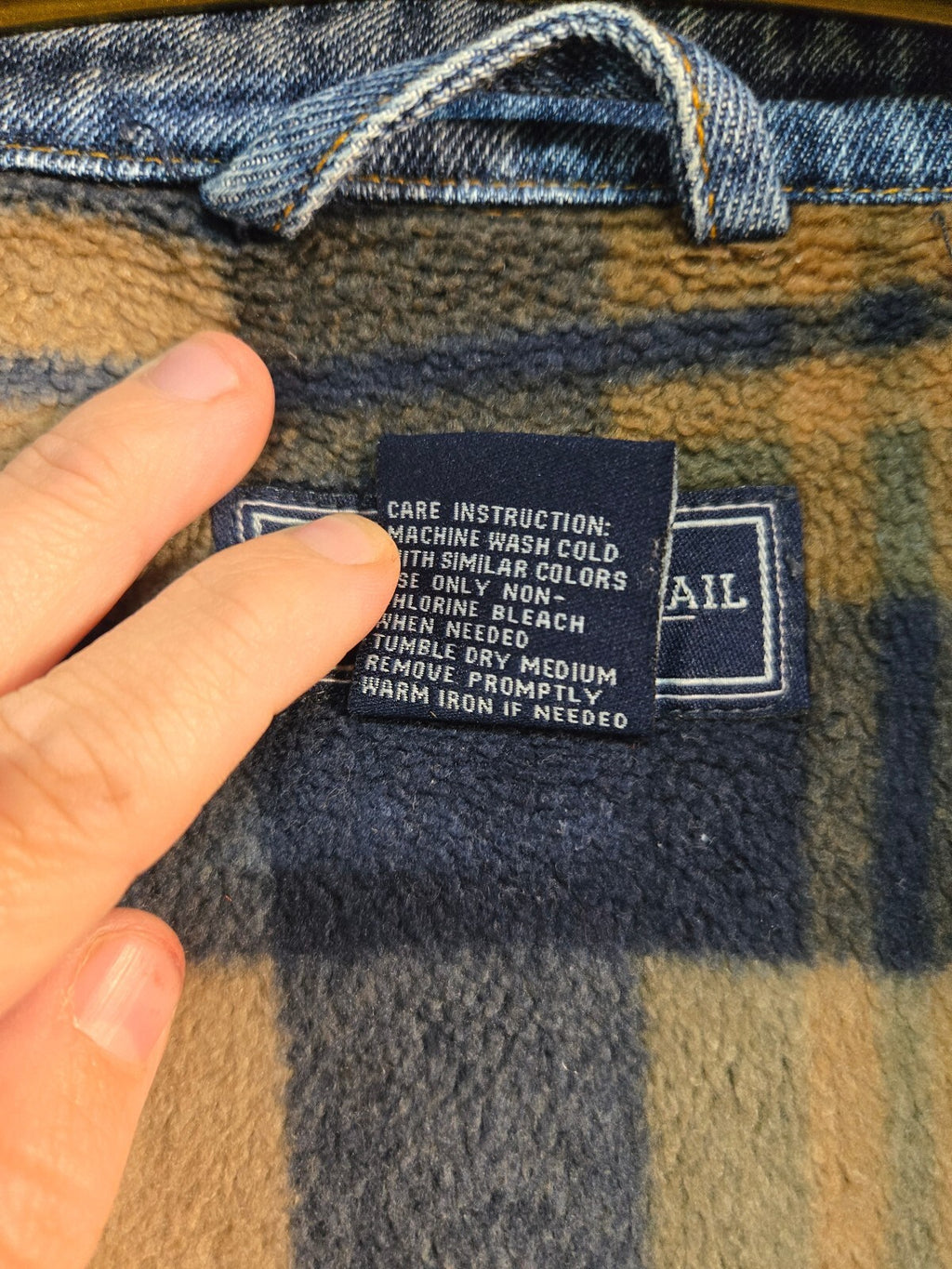 Susquehanna Trail Outfitters denim shirt jacket XXL