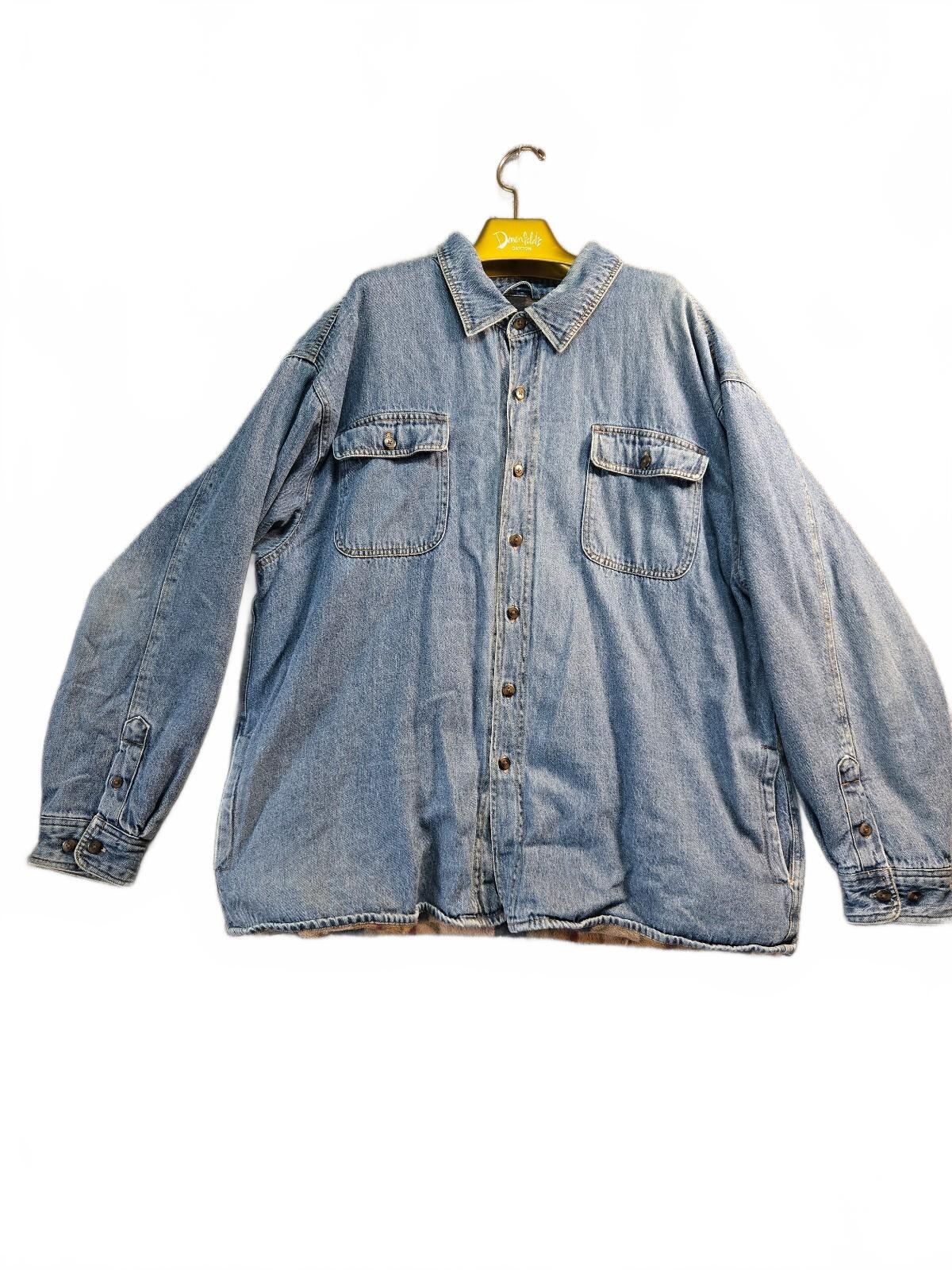 Susquehanna Trail Outfitters denim shirt jacket XXL