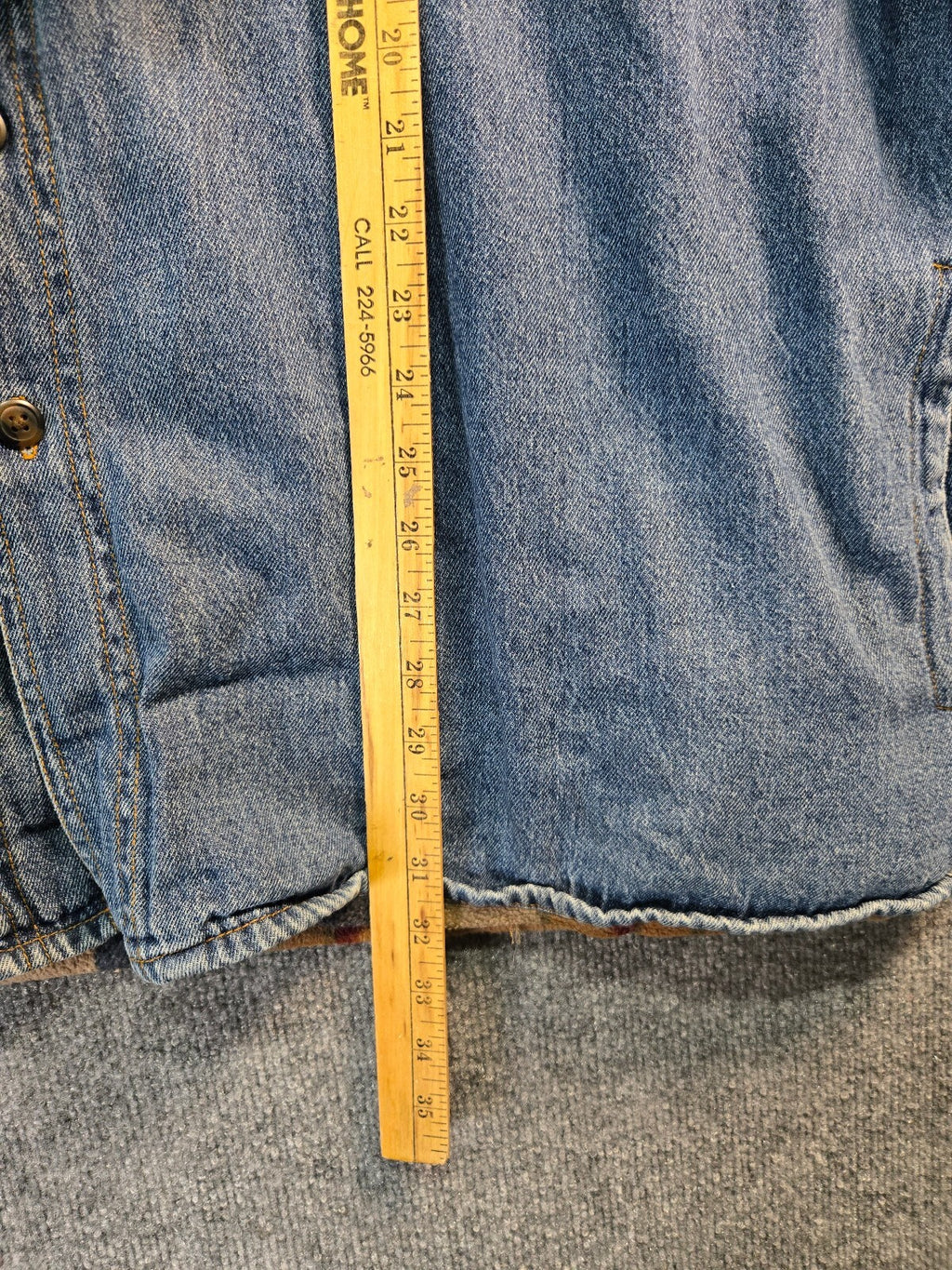Susquehanna Trail Outfitters denim shirt jacket XXL