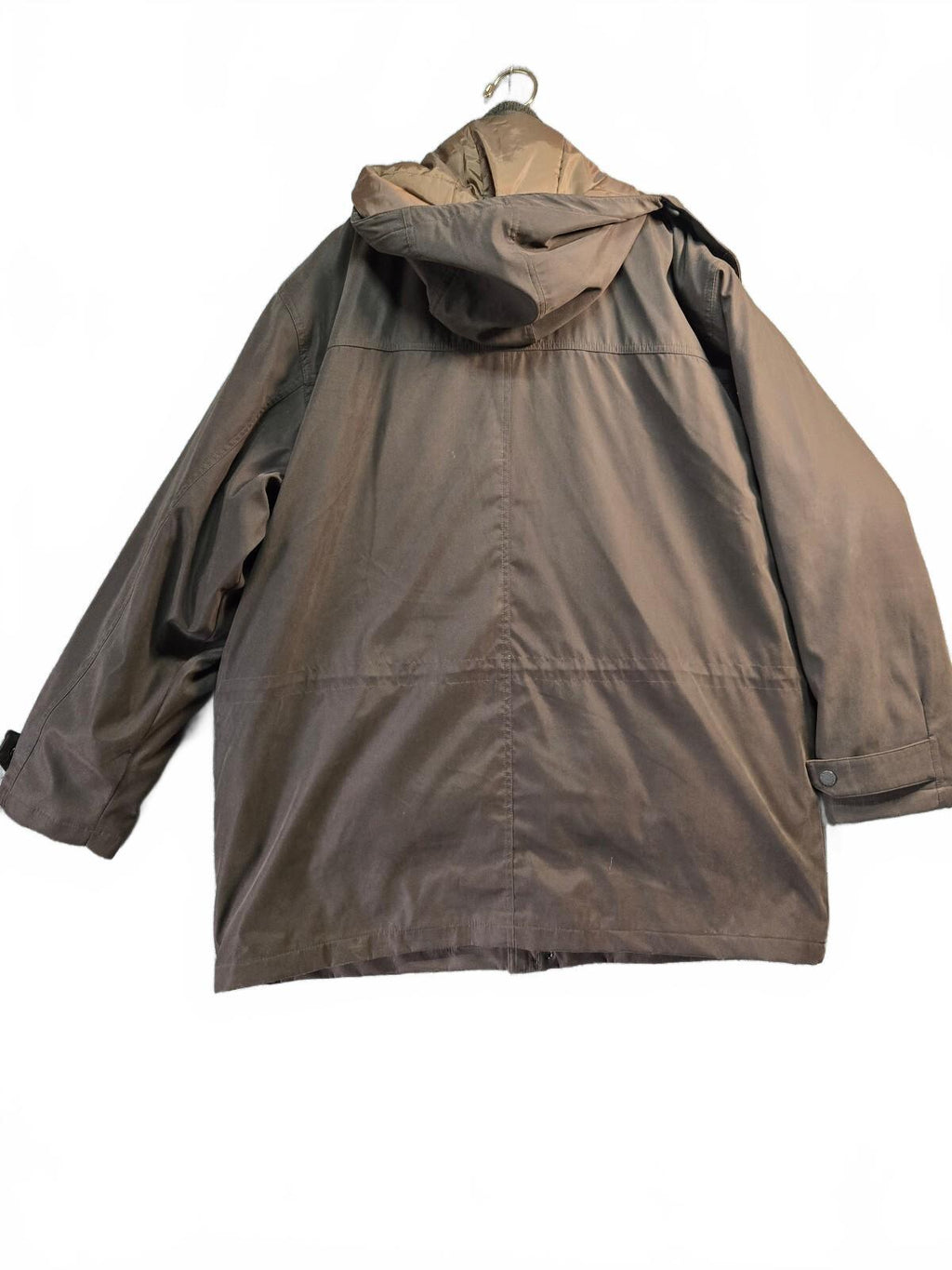 London Fog brown hooded parka XXL