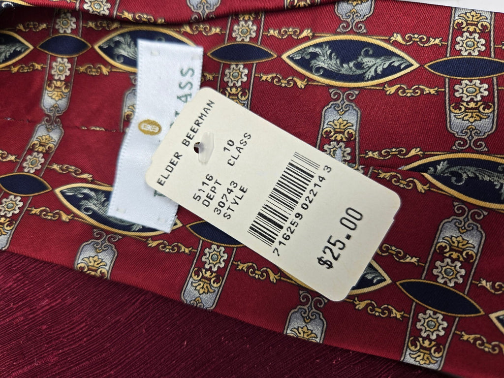 Set of 6 Men's Silk Ties by Stafford, Van Heusen & More – Multi-Color, Very Good
