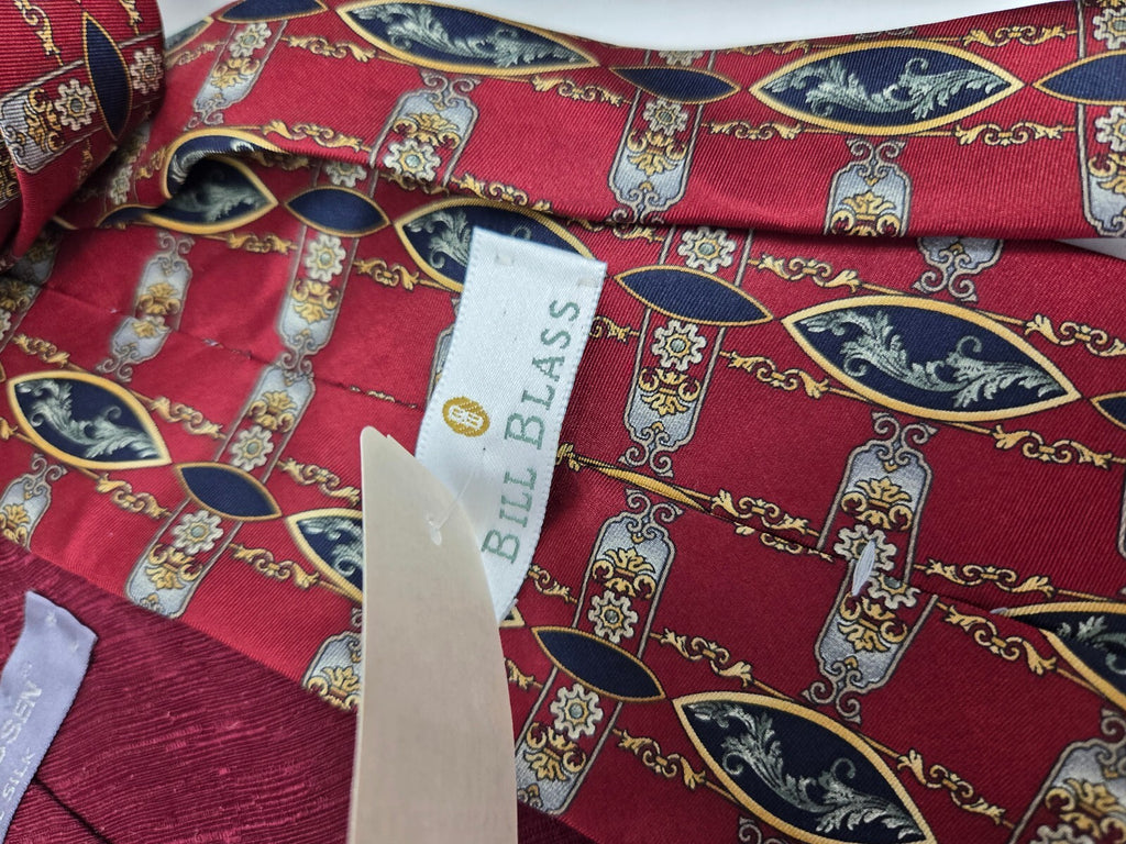 Set of 6 Men's Silk Ties by Stafford, Van Heusen & More – Multi-Color, Very Good