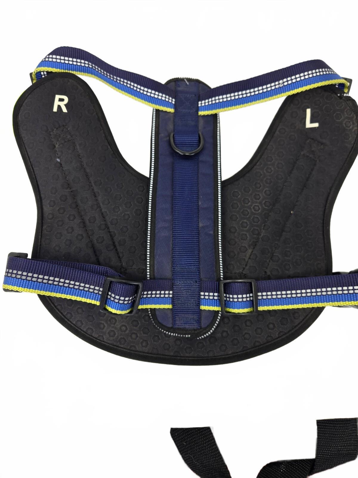 Blue reflective dog harness Ergo Paw NWT