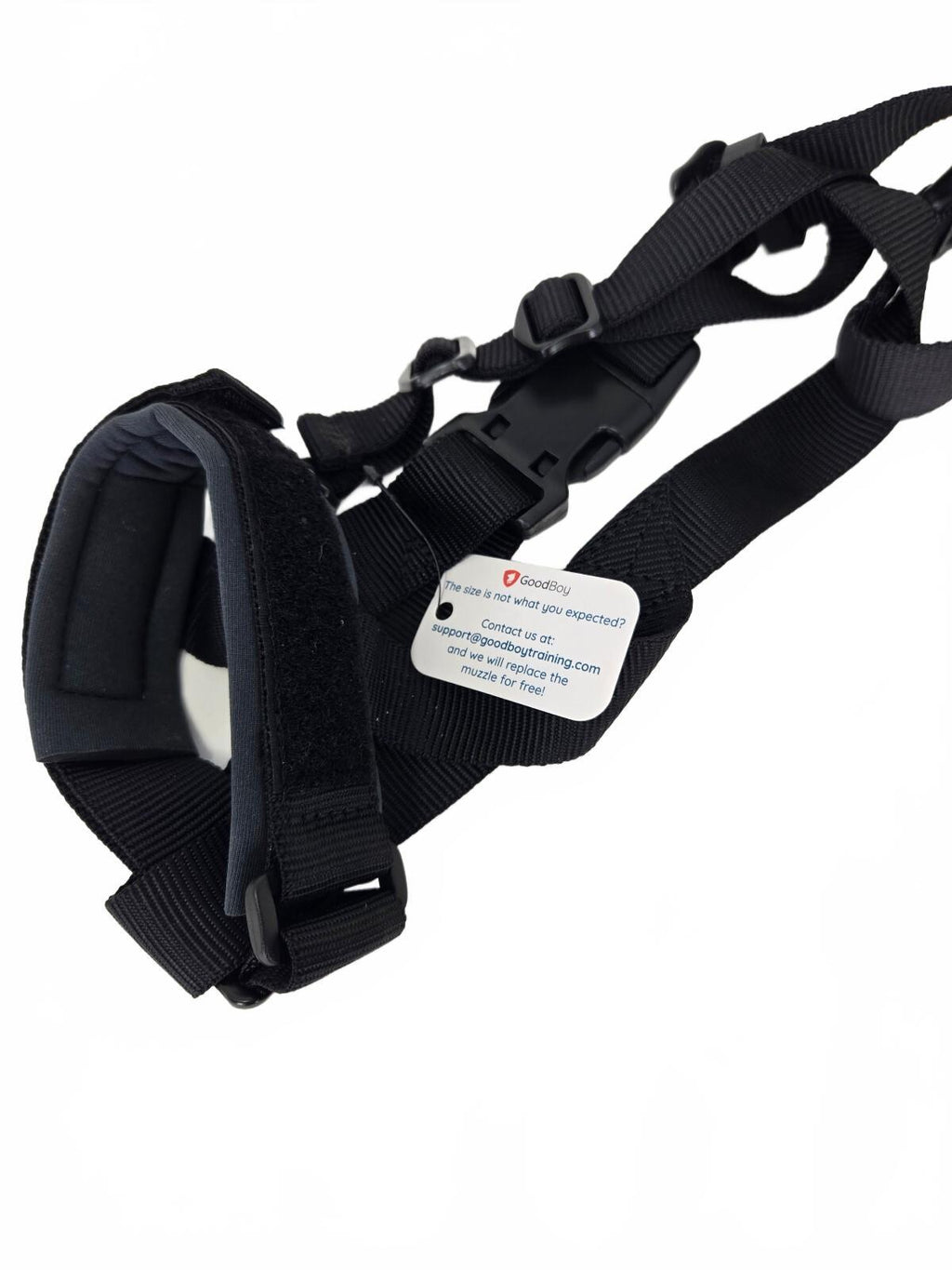 GoodBoy black dog harness
