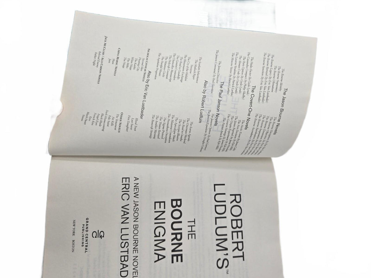 Robert Ludlum's The Bourne Enigma Novel