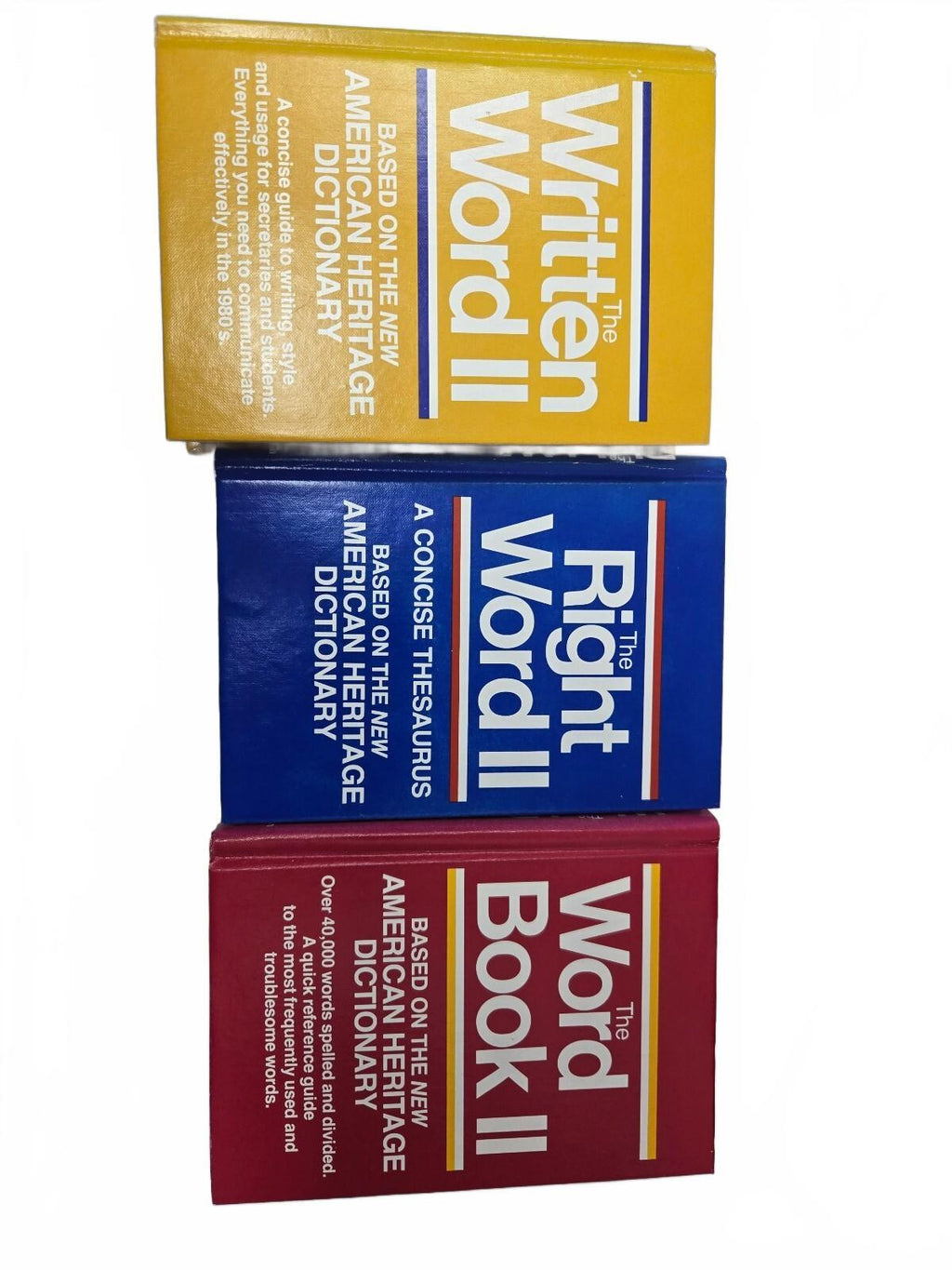 Right Word Written Word Word Book II 3-Book Set