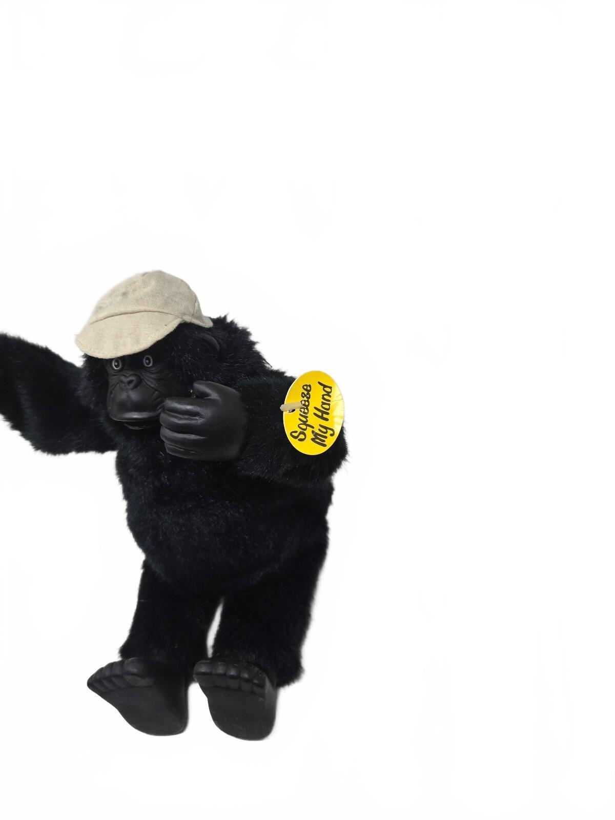 Michigan State Spartans gorilla plush with flag plays fight song