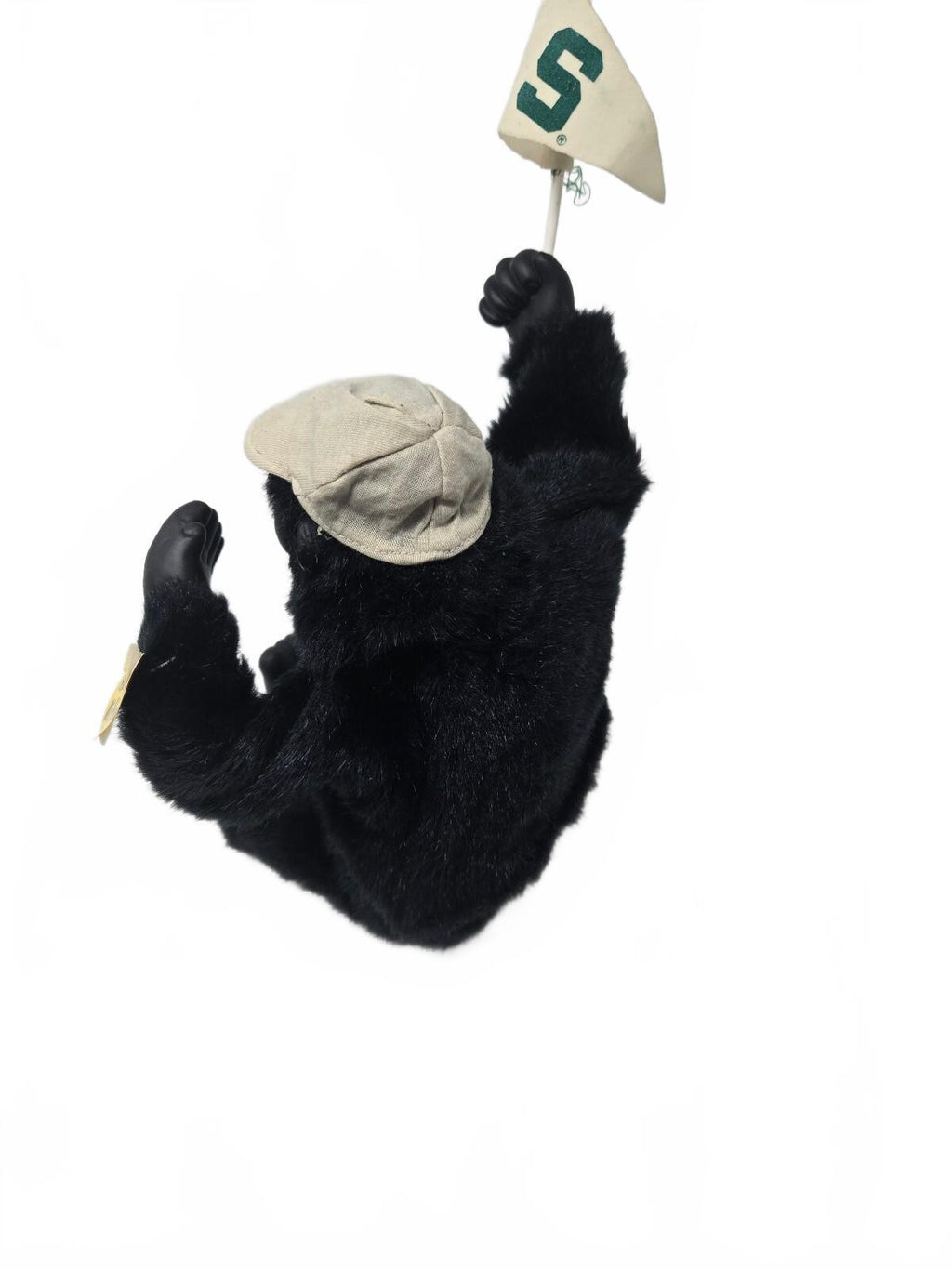 Michigan State Spartans gorilla plush with flag plays fight song
