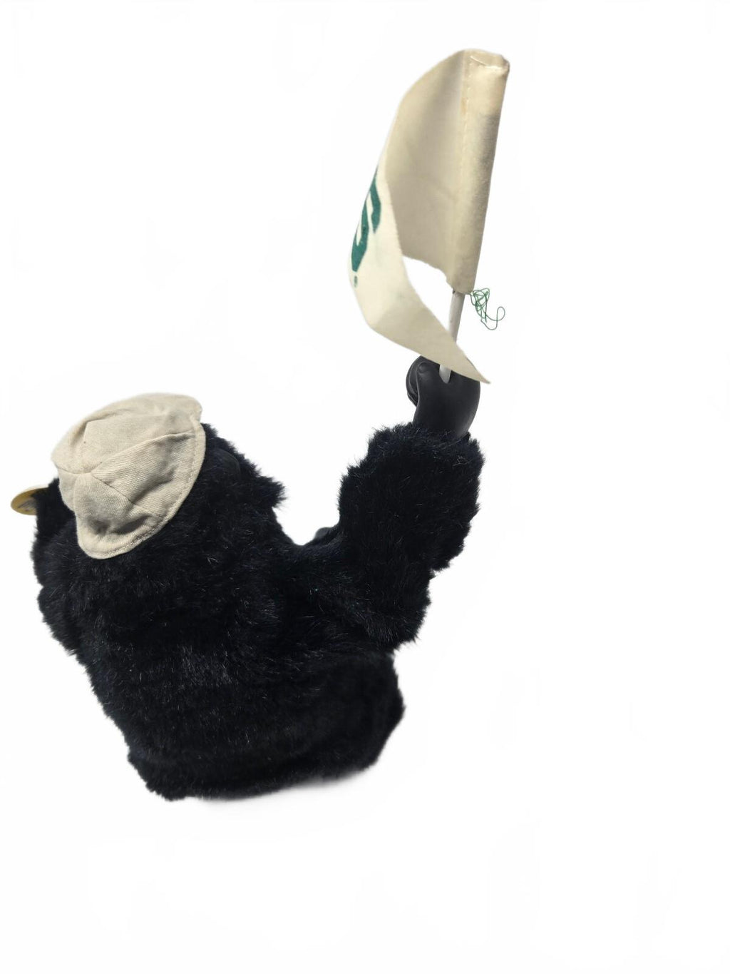 Michigan State Spartans gorilla plush with flag plays fight song