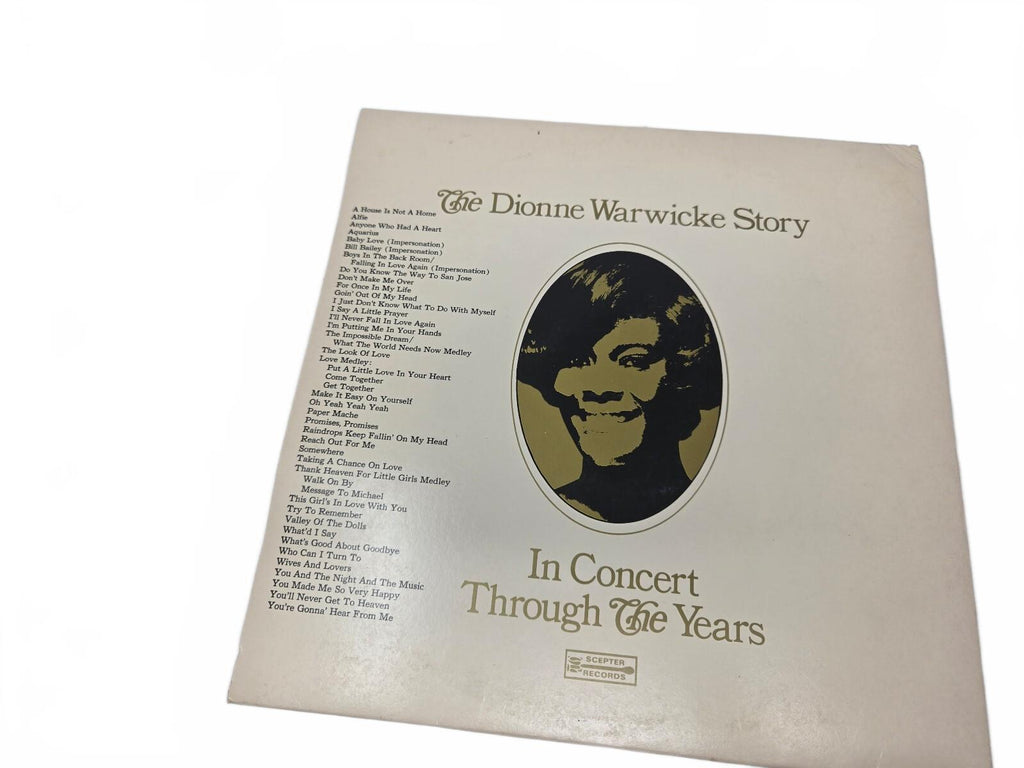 The Dionne Warwicke Story In Concert Through the Years vinyl record