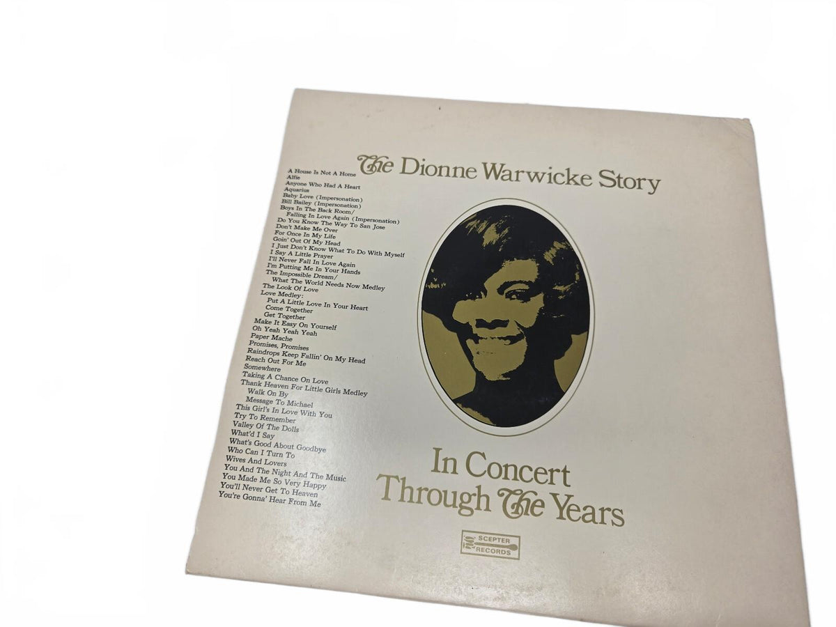 The Dionne Warwicke Story In Concert Through the Years vinyl record