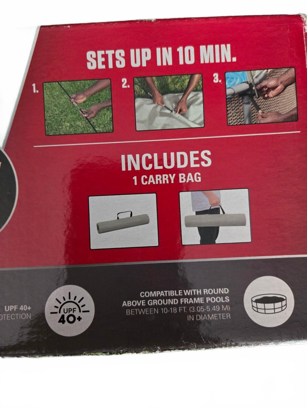 Coleman pool canopy BNIB