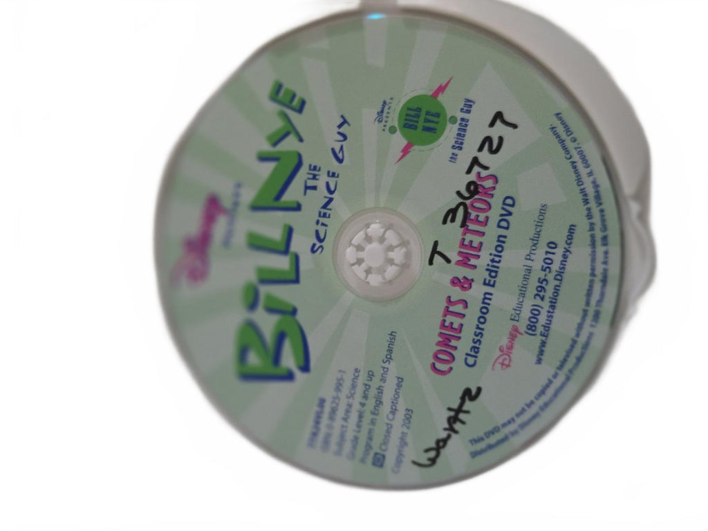 Disney Billy the Scientific Guy DVD Oceans & Meteors
