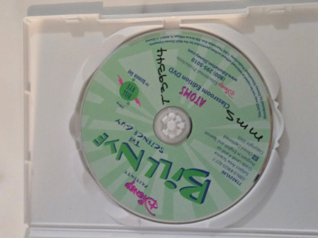 Disney Bill Nye the Science  Guy DVD Atoms