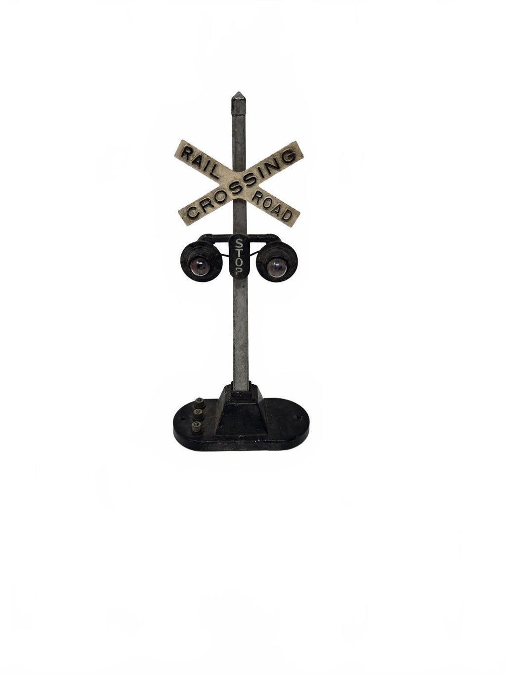 vintage Lionel No. 154 Automatic Flashing Highway Crossing Signal.