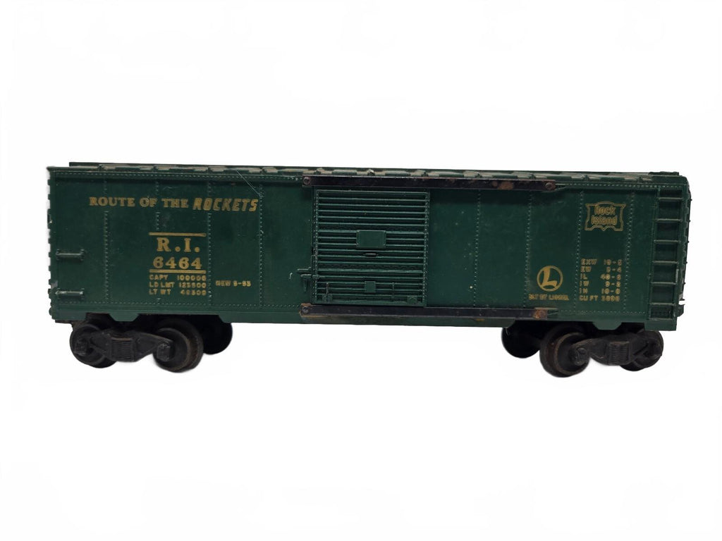 Lionel Rock Island 6464 Green Boxcar