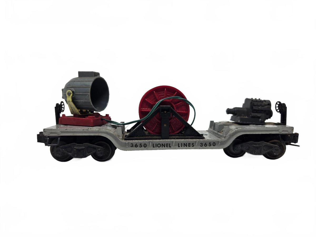 vintage Lionel No. 3650 Extension Searchlight Car