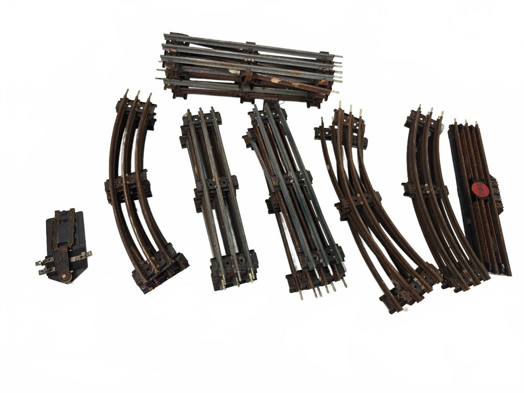 Vintage model train track lot