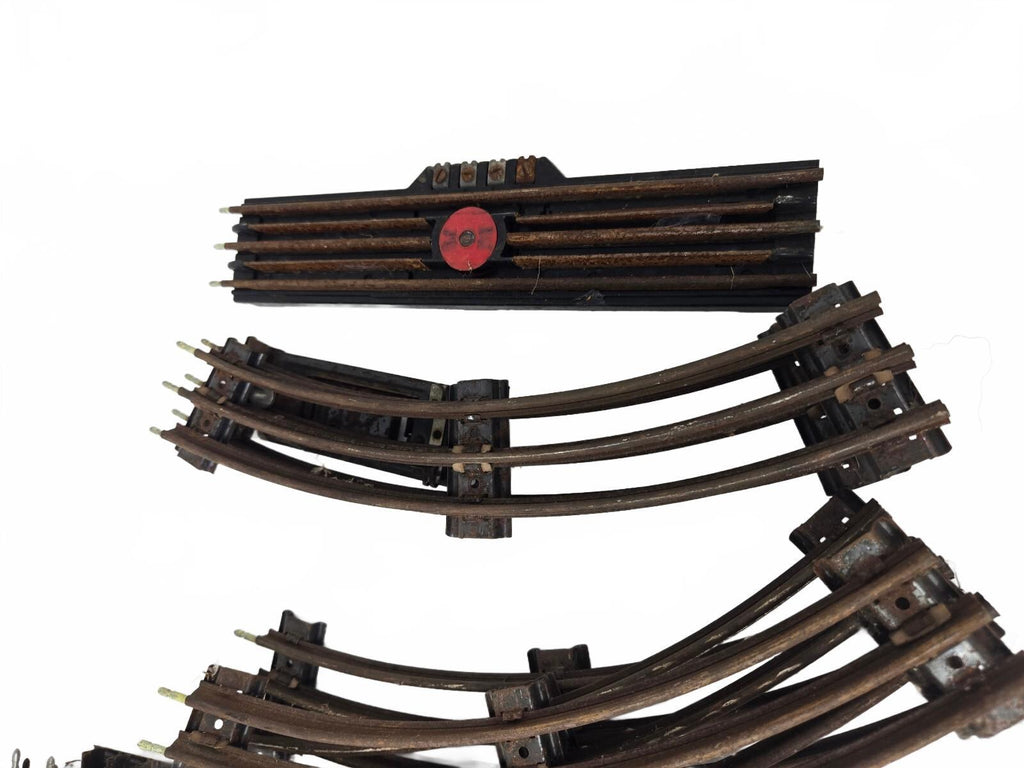 Vintage model train track lot