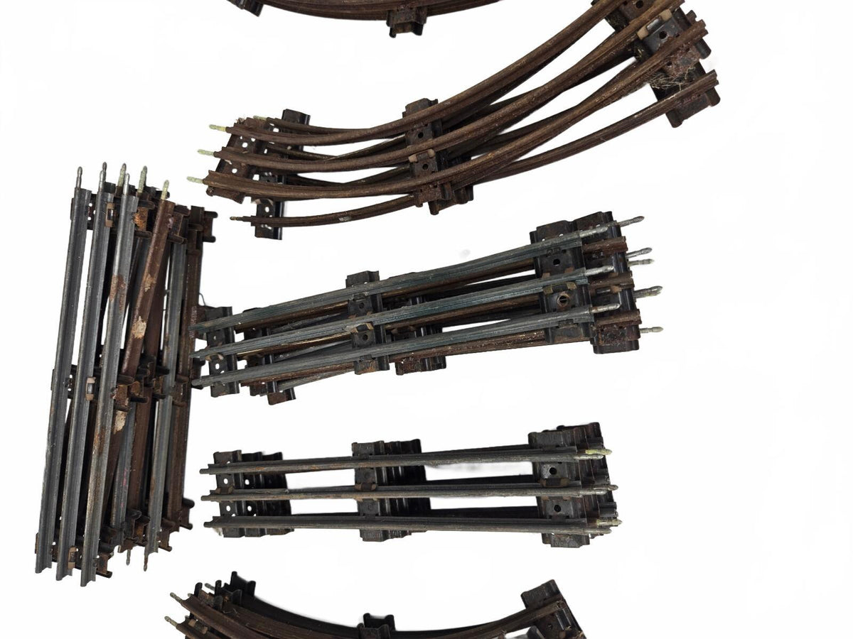 Vintage model train track lot