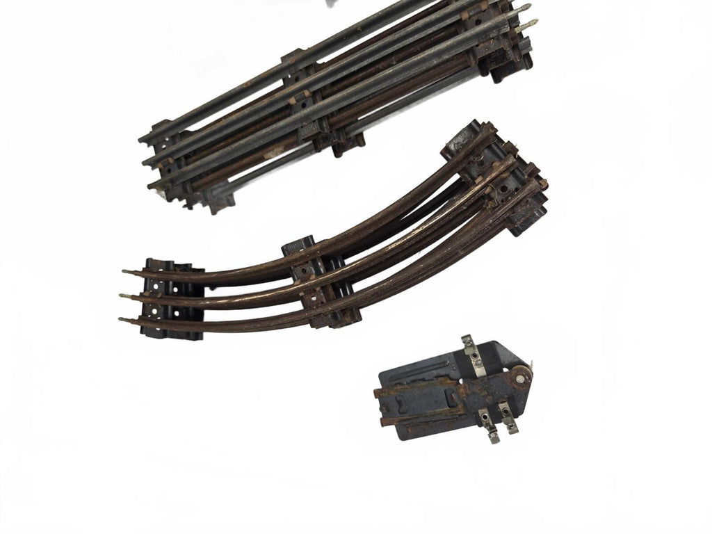 Vintage model train track lot